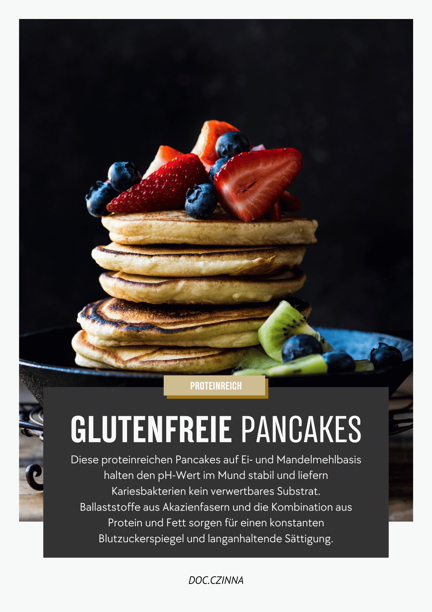 Glutenfreie Protein-Pancakes