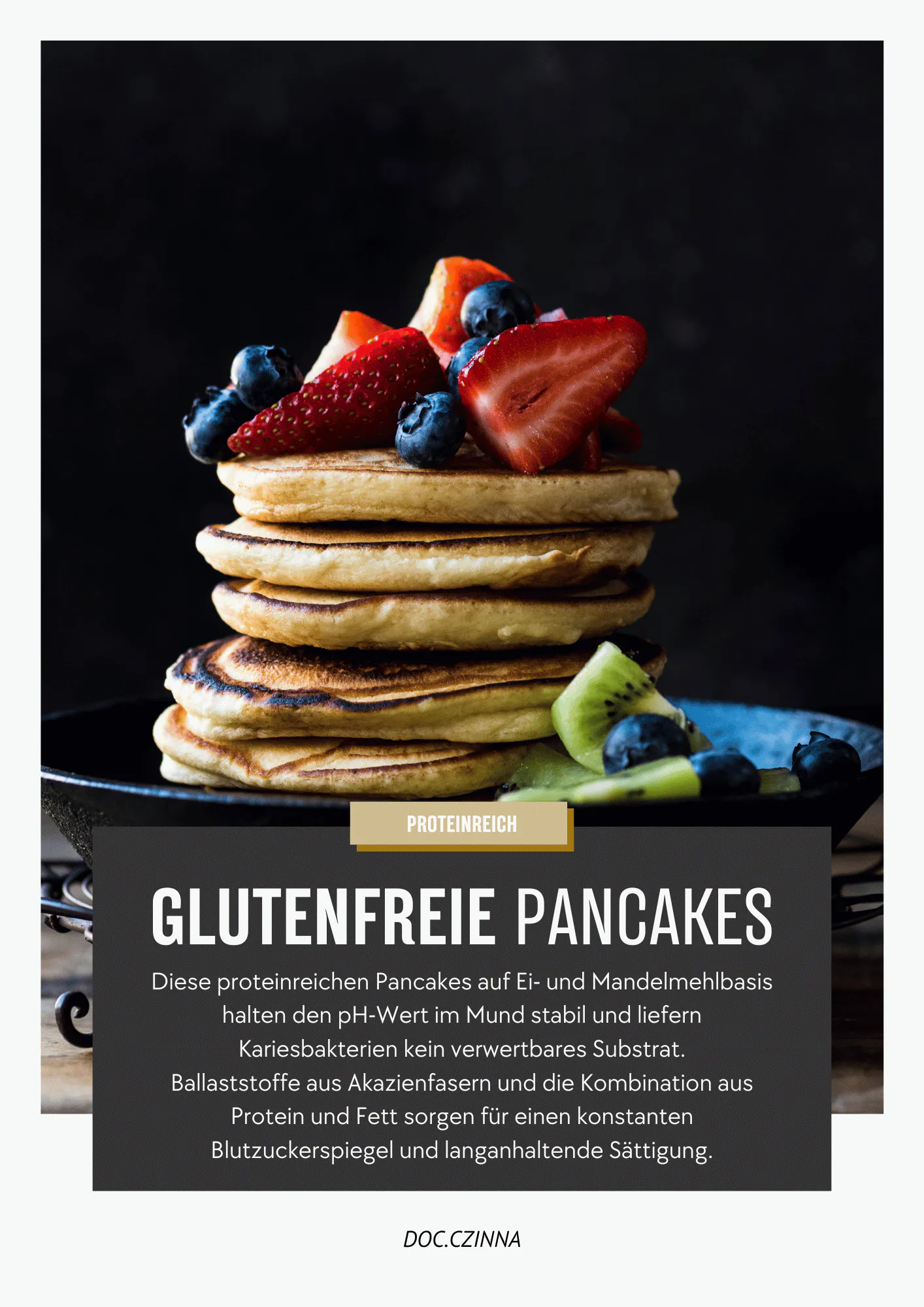 Glutenfreie Protein-Pancakes