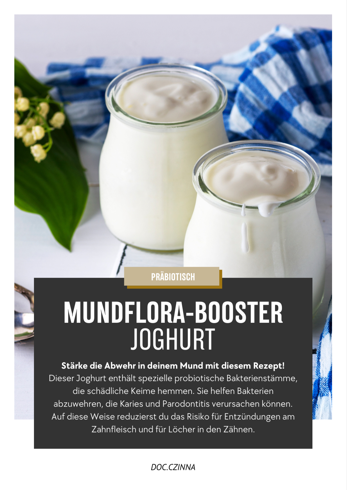 Mundflora-Booster Joghurt